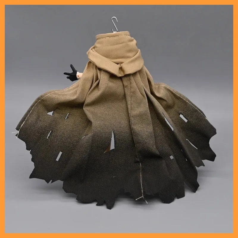 In Stock 1/12 Scale Two Color Optional Battle Damage Hole Version Male Soldier Cloak Fit 6inch BJD Action Figure Mode Toys