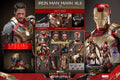 Genuine HT Iron Man Mark 42 2.0 Alloy Action Figure MMS759D66 Deluxe Special Edition Marvel Collectible Model For Collectors
