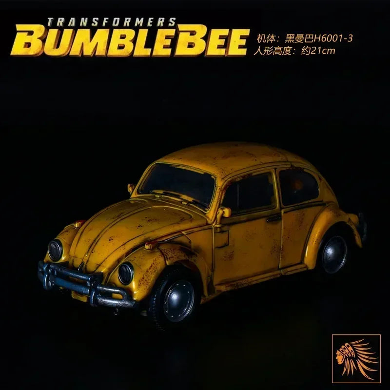 Bumblebee 21cm Action Figures Model Ransforming Beetle Battle Damage Transformers Repainted Version Robot Toys Gift