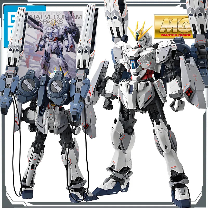 Bandai Original MODEL KIT GUNDAM MG UC0097 OPERATION PHEONIX HUNT 1/100 Anime Figure Assembly Model Toys  Model Gifts for Boys