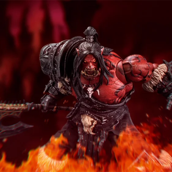 In Stock Hero Toys Grommash Hellscream 1/10 Scale Action Figure Anime Model Trendy Toys Desktop Doll Collectibles
