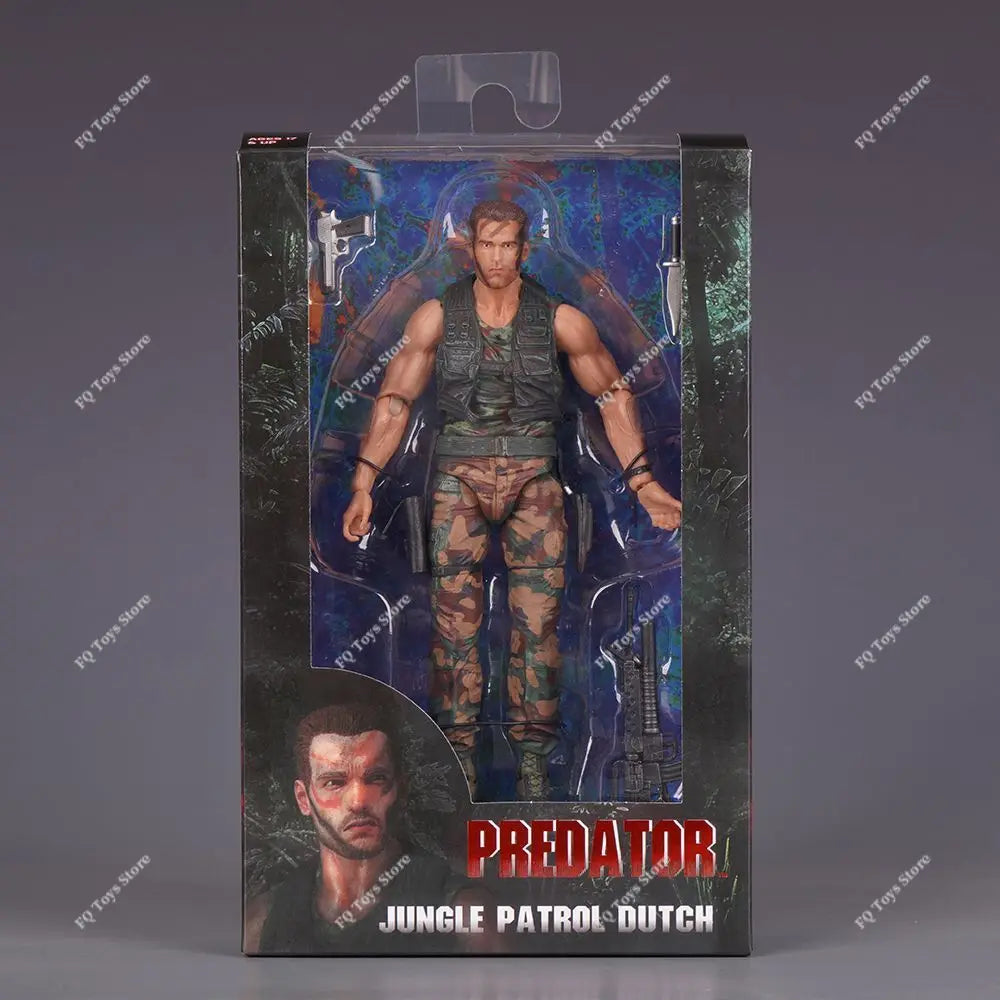In Stock NECA KO Predator 30th Anniversary Jungle Encounter Dutch Extraction Dutch Patrol Dutch Disguise Dutch Action Figures