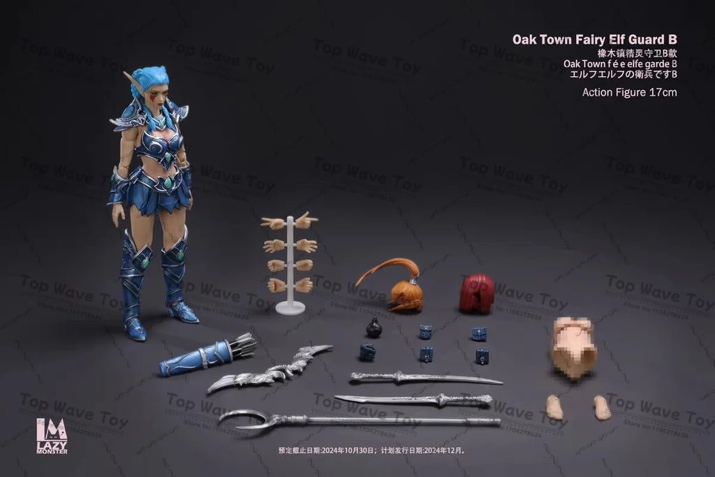 NEW STOCK 1/12 Scale Collectible Figure Oak Town Fairy Elf Guard Adventure World Battle Doll women Action Figure Soldier Model