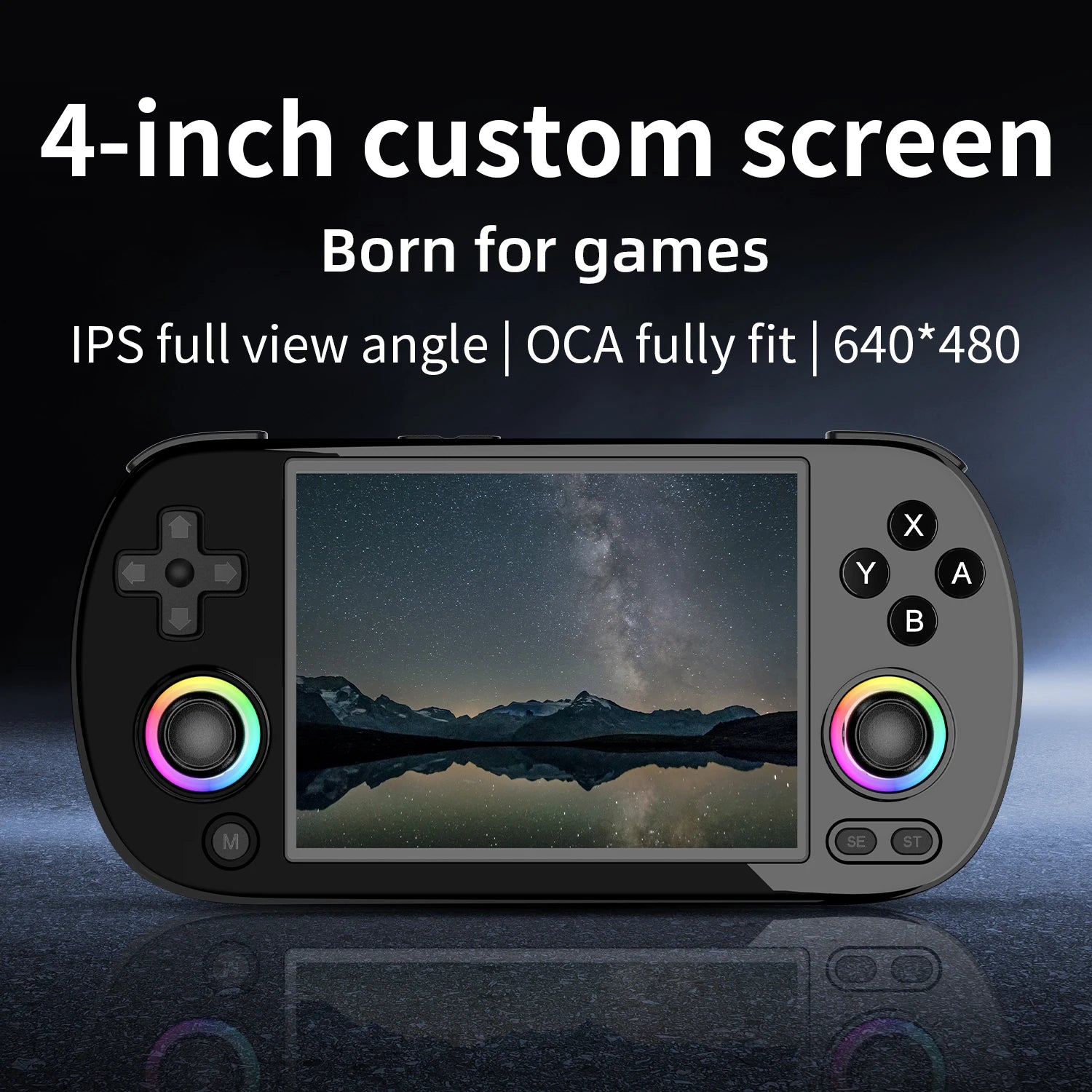 RG40XX H Handheld Game Console 4.0 inch IPS Screen Joystick Support 5g WiFi Bluetooth RGB Lighting Retro Video Game Console
