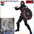 MEDICOM TOY Genuine MAFEX Series Captain America Winter Soldier Stealth Suit Classic Comic Science Action Figures Model Toys