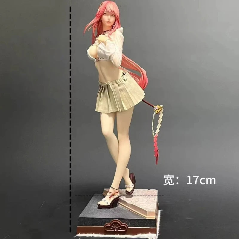 49cm Genshin Impact Figure Yae Miko Swimsuit Beautiful Girl Anime Collectible Model Desktop Decorations Holiday Gifts Kids Toys