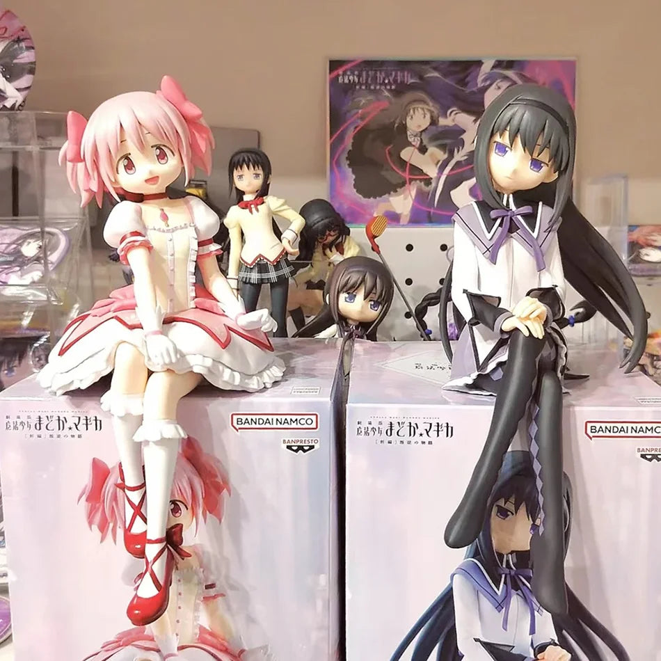 New Puella Magi Madoka Magica Aniem Figure Kaname Madoka Akemi Homura Action Figure Magic Girl Model Decor Doll Christmas Gift