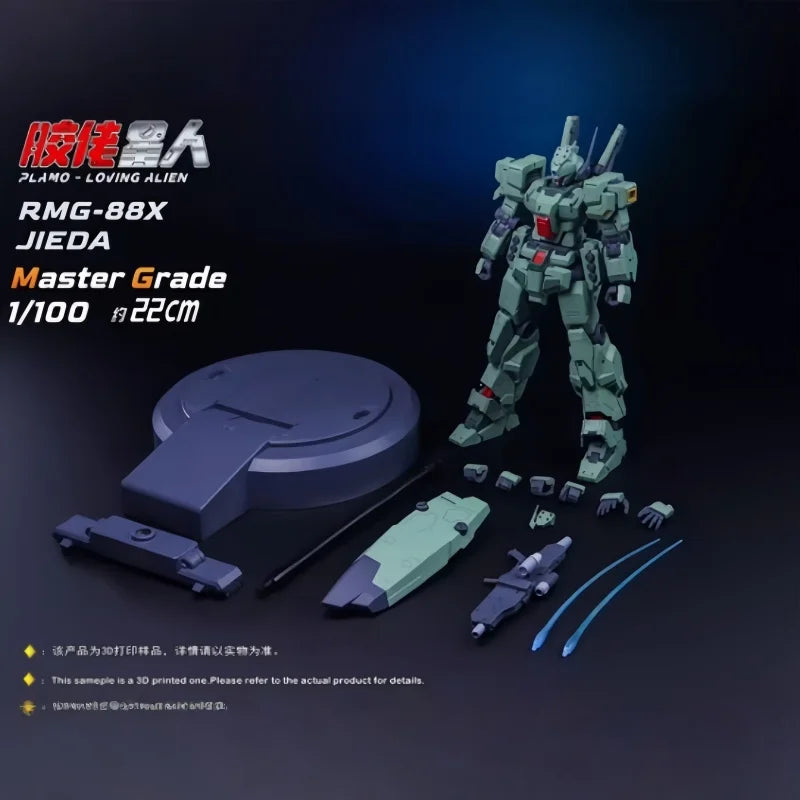 1/100 Jiaolao Xingren Second Bullet Jetta Amuro Special Mg Jetta Jetta Steel Assembly Model Action Figure Collection Gift Toy