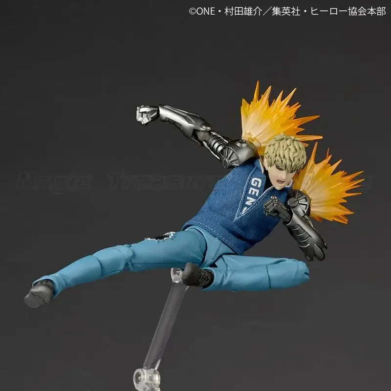【MT】KAIYODO Revoltech AMAZING YAMAGUCHI One-Punch Man Genos Action Figure Model Toy