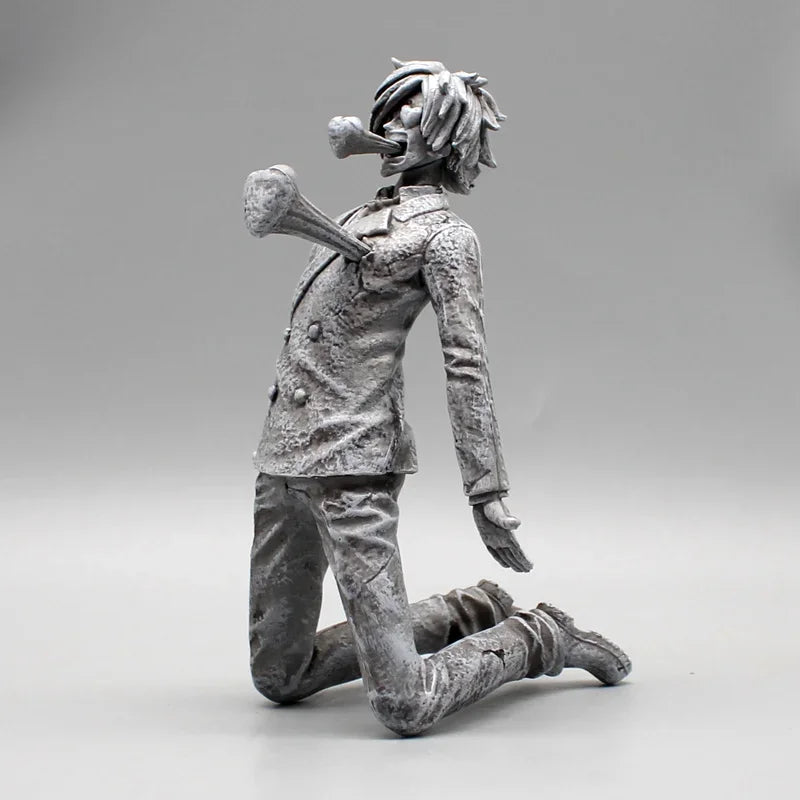 25cm Boa Hancock One Piece Anime Figure Cheongsam Petrifaction Sanji Interchangeable Head Statue Model Decoration Kids Toys Gift