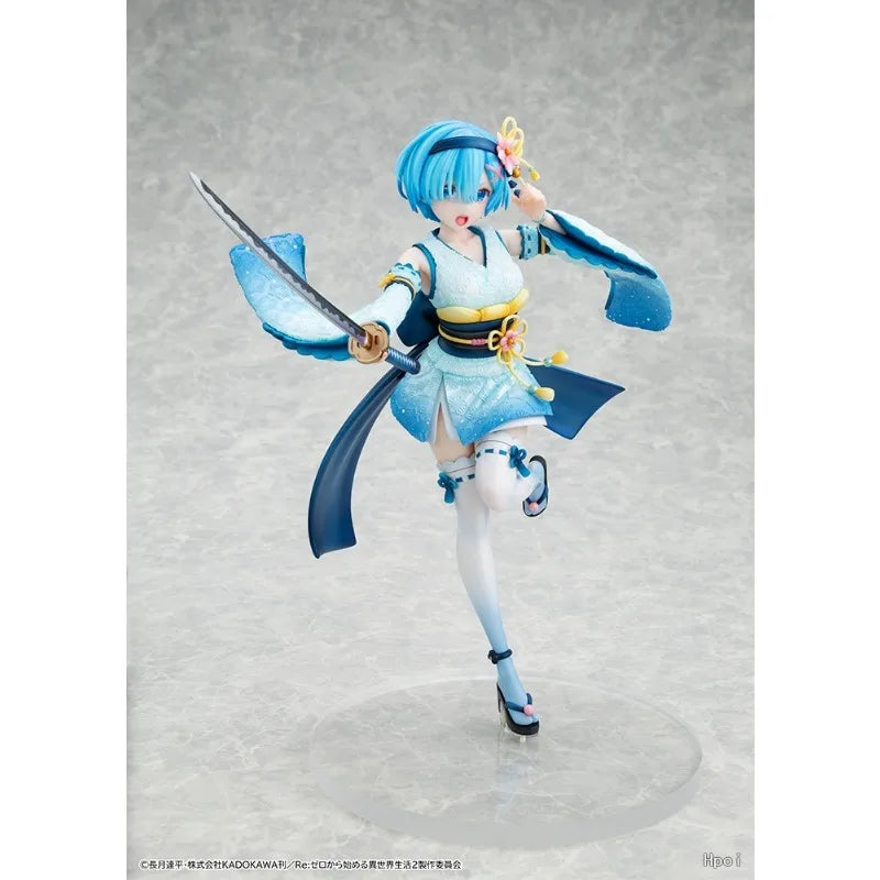 In Stock Original KADOKAWA KDcolle Re: ZERO - Starting Life in Another World REM Battle Costume Anime Figure Toy