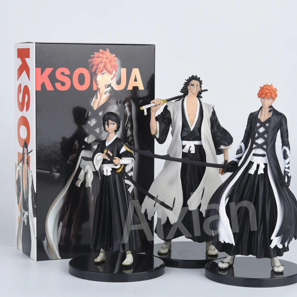 18 см BLEACH Аниме фигурка Хицугая Туширо Зараки Кенпачи Куросаки Ичиго PVC екшън фигурка Колекционерски модели играчки детски подарък