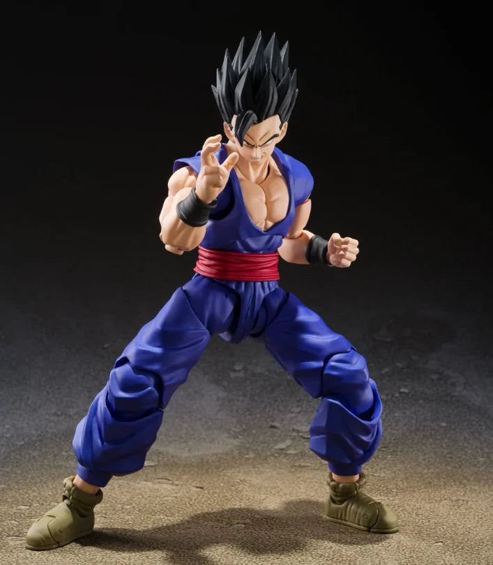 Bandai Dragon Ball Son Gohan Anime Action Figure 14cm SHF Superhero Doll Model Toy for Kids 100% Original in Stock