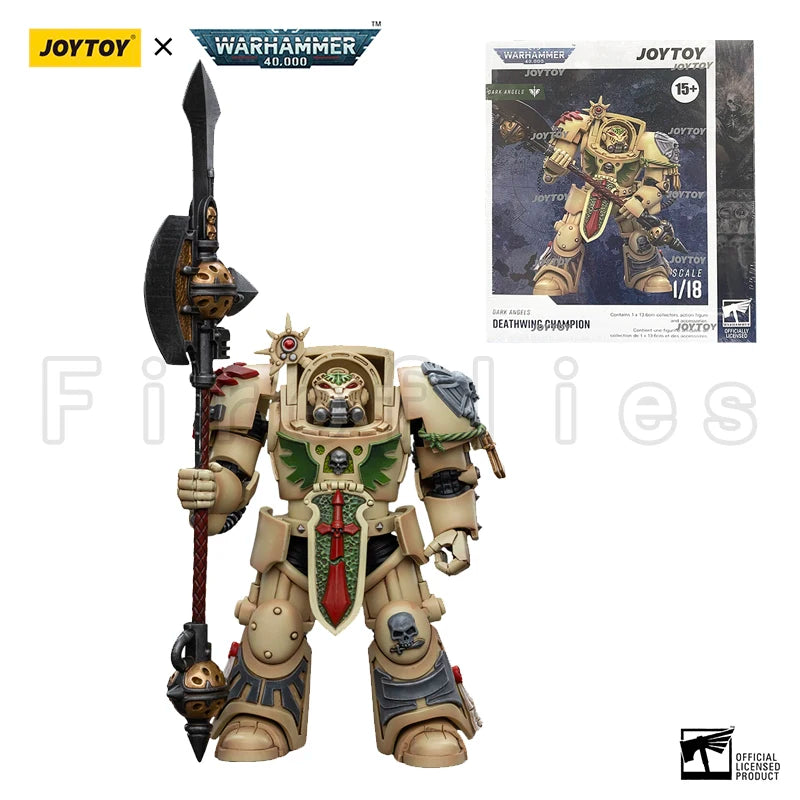 1/18 JOYTOY Action Figure 40K Dark Angels Deathwing Knight Anime Model
