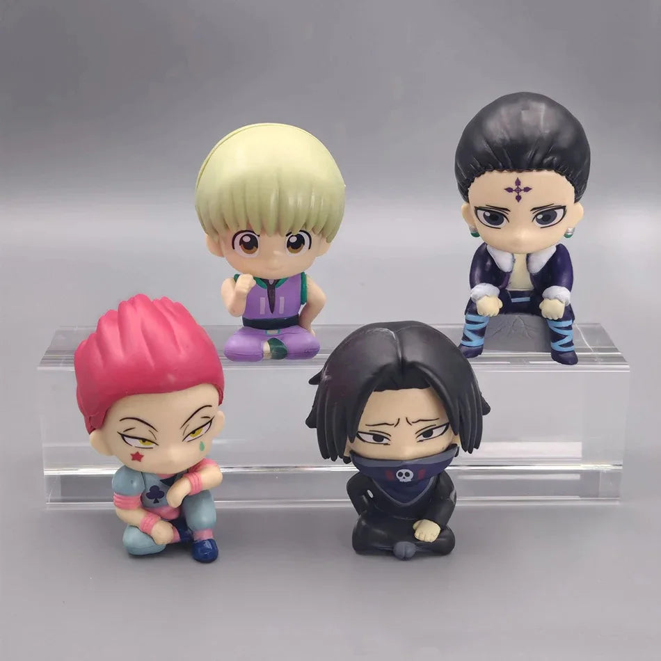 10cm Hunter×Hunter Anime Figure Phantom Troupe Hisoka Action Figure Q Version Room Decoration PVC Model Toys