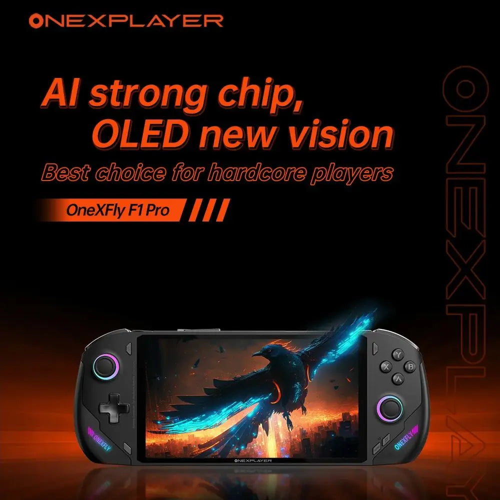 Latest Onexplayer ONEXFLY F1 PRO AMD 8840U AI 9 HX370 7 Inch Wins Gaming Console Handheld Console Notebook Laptop Portable