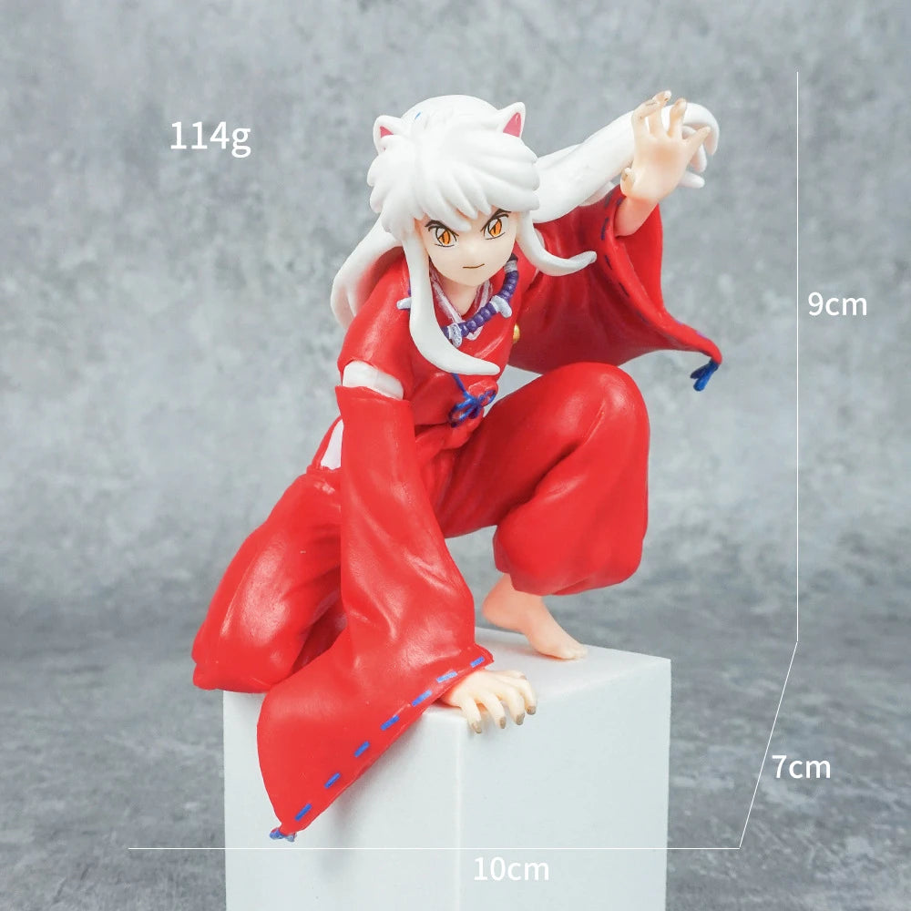 Anime Inuyasha Sesshoumaru Dekoration Ornamente Action Figure Sammlung Modell Spielzeug für Kinder Geburtstag Spielzeug Weihnachten Gif