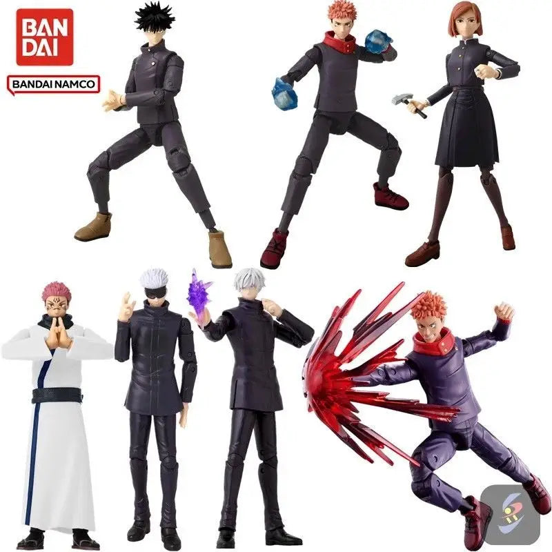 17cm Bandai Original Jujutsu Kaisen Action Figure Gojou Satoru  Itadori Yuji Fushiguro Megumi Action Anime Figure Toy Gifts