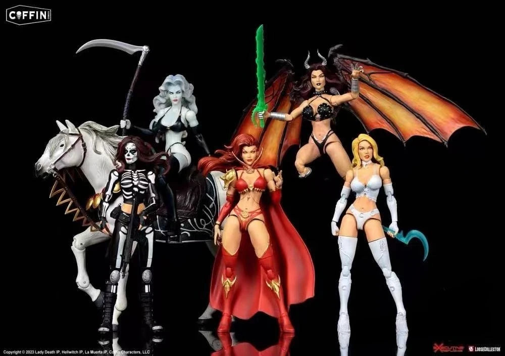 1/12  Mrs. Satan Moveable Model Ornaments Figure Model Collection Toy Gift Collectible Model Decoration
