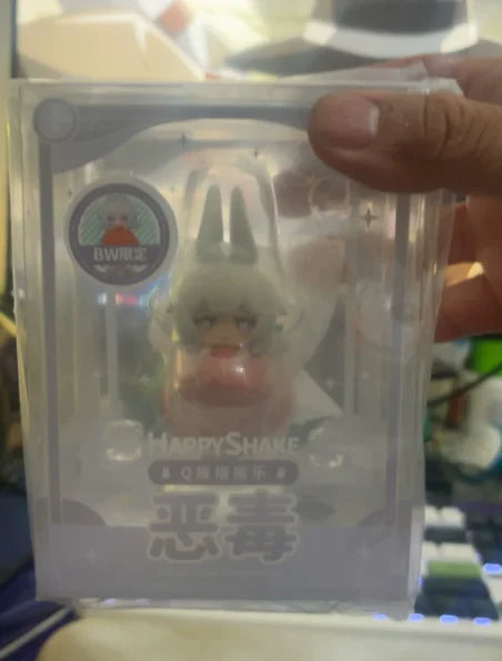 Apex Toys Azur Lane Happyshake Anchorage Chibi Shaking Figure Q Version Anime Peripheral Desktop Decor Anime Game Collectible