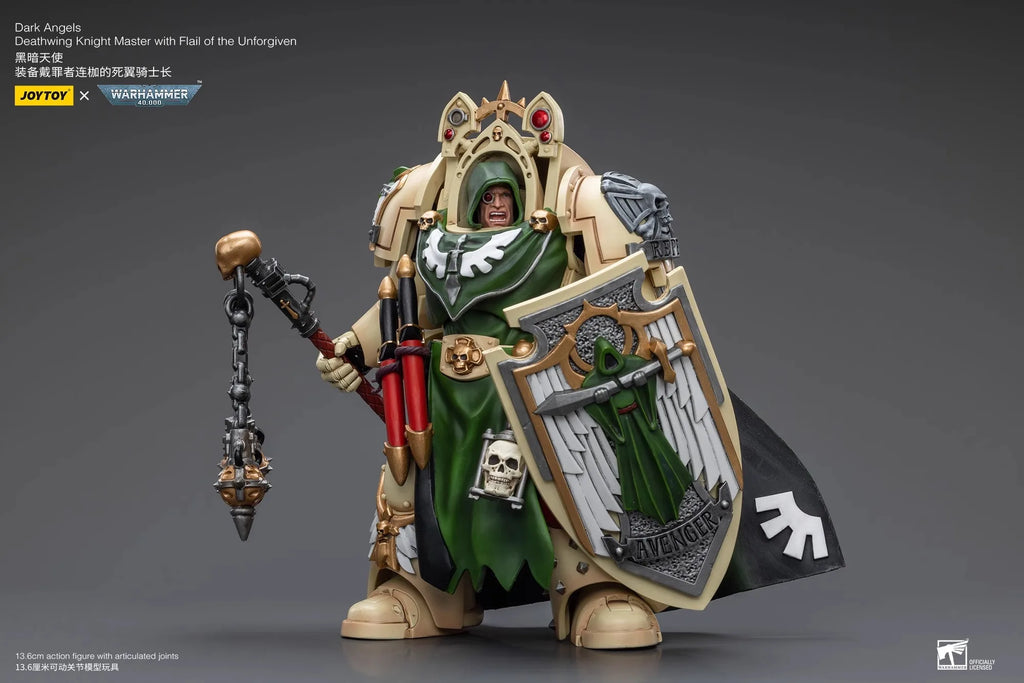 Joytoy Warhammer 1/18 Action Figures Deathwing Knight Master with Flail of the Unforgiven Model Toy Boy Gifts 3.75inch