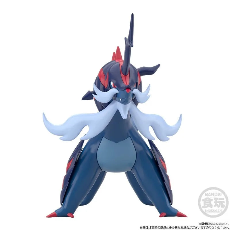 In Stock Bandai Genuine Shokugan Pokemon Hisui Rei Samurott Decidueye Anime Character for Kids Gift Collection Action Toys Model