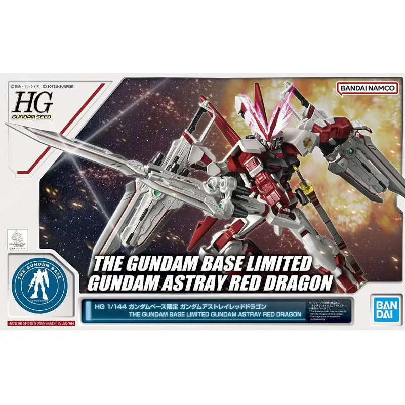 Bandai Gundam Base Limited HGCE 1/144 Red Heresy Red Dragon King's Sword Assembled Model Joint Moving DIY Collector