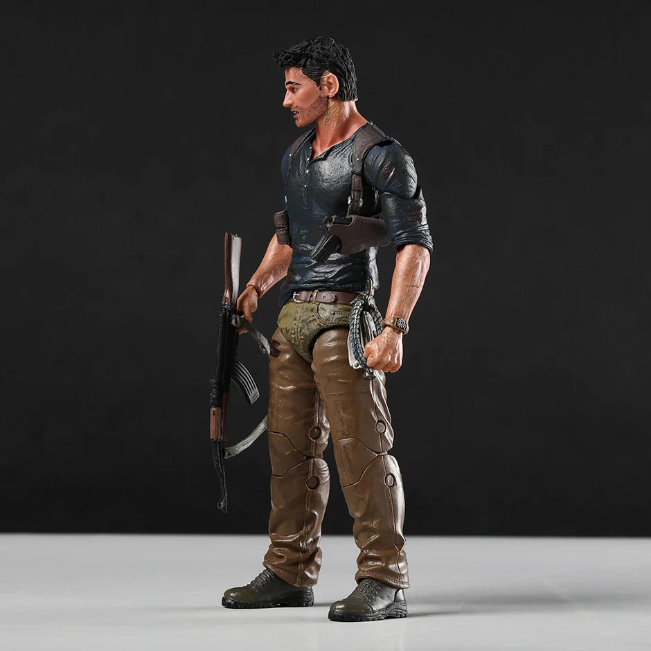 NECA Uncharted 4 A Thief's End Ultimate Nathan Drake Action Figure Figurine Collection Model Toy