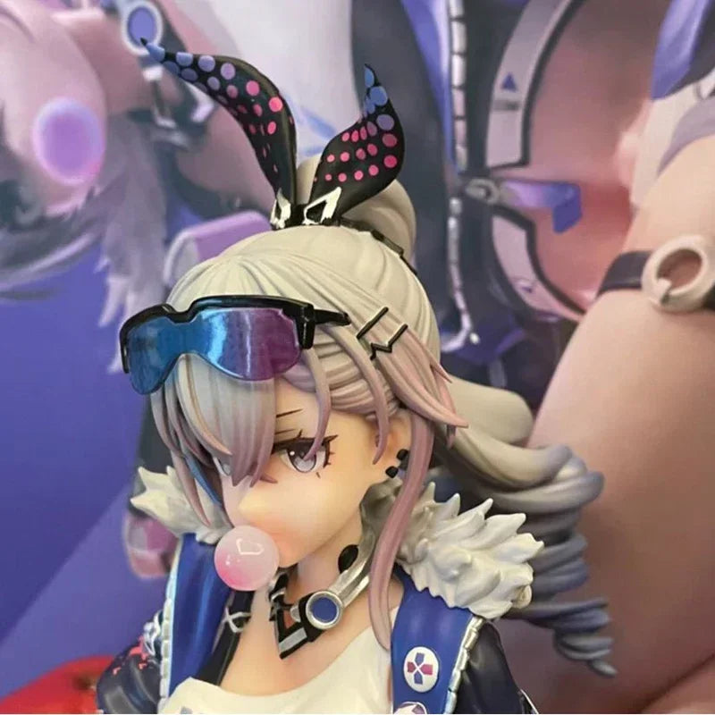 23cm Anime Game Honkai: Star Rail Figures Sexy Girl Silver Wolf Sitting Action Figure PVC Adult Collectible Model Toys Gifts