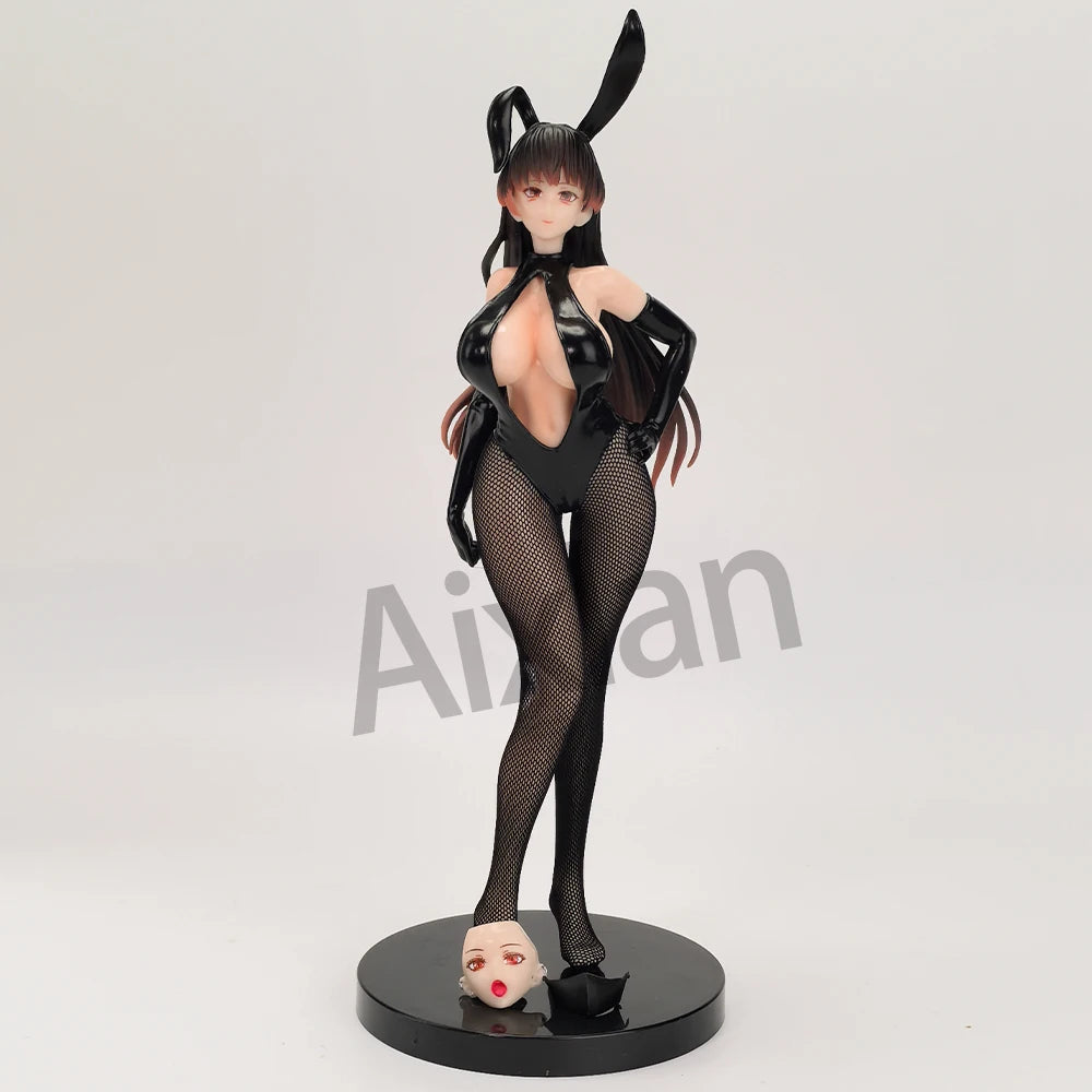 Aixlan BearPanda Figure Sexy Bunny Girl Chasing Eyes 23cm PVC Action Figure Amine Birthday Gift Collectible Figurine