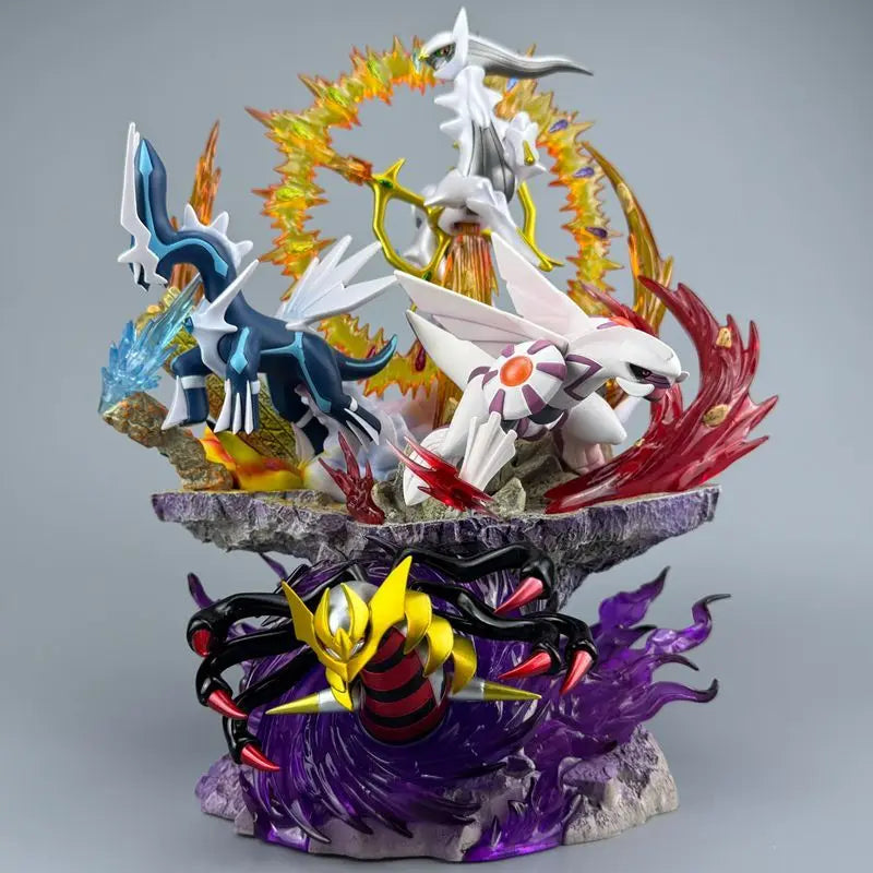 【IN STOCK】HX stuido 37cm Pokemon ﻿Ppap Four Legendary Beasts Set Figure With Light Anime Figures Collection Model Toys Gifts