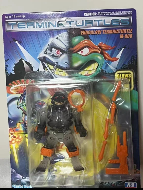 NIX X TURBOPORK Original First Edition Ninja Turtles Halloween Limited Edition Zombie Turtles Michelangelo Exclusive Model Toy
