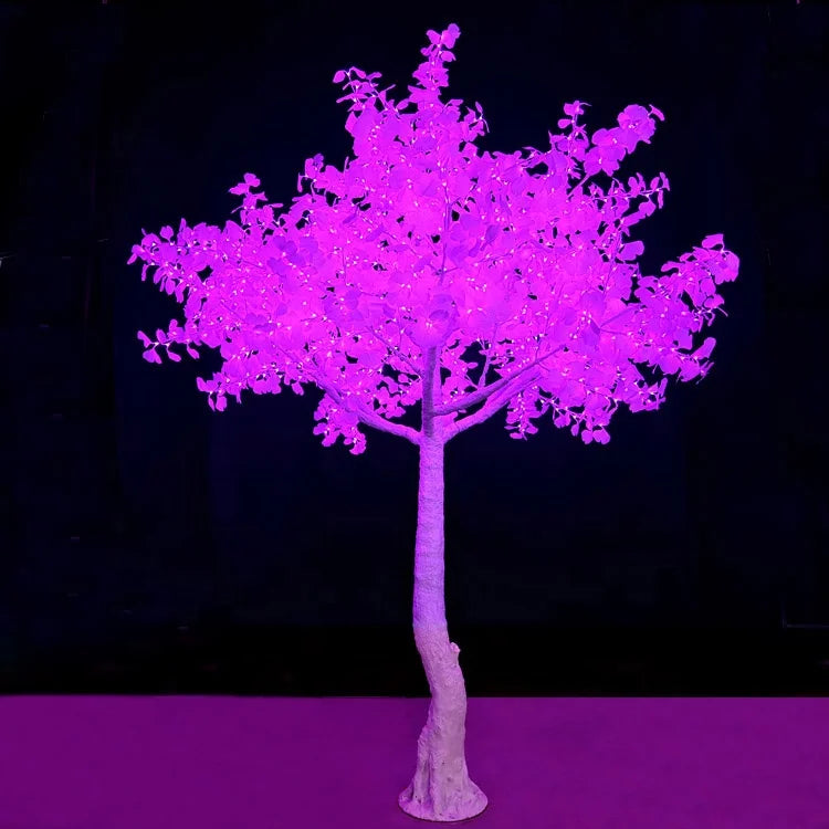 Търговия на едро на открито декорация за ландшафт 13 фута бял RGB орнамент светещ LED коледен цветен светлинен лъч градинска декорация