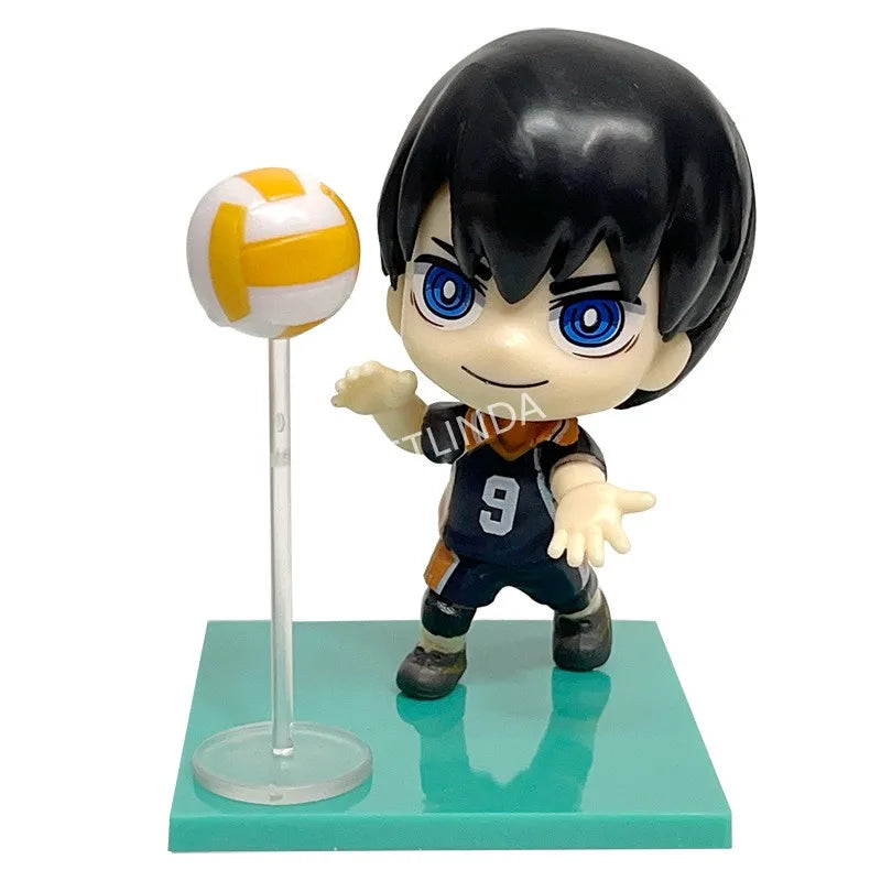 Volleyball Junior Model Decoration Multi-character Doll Q Version Collection Model Anime Desktop Decoration Christmas Toys Gift