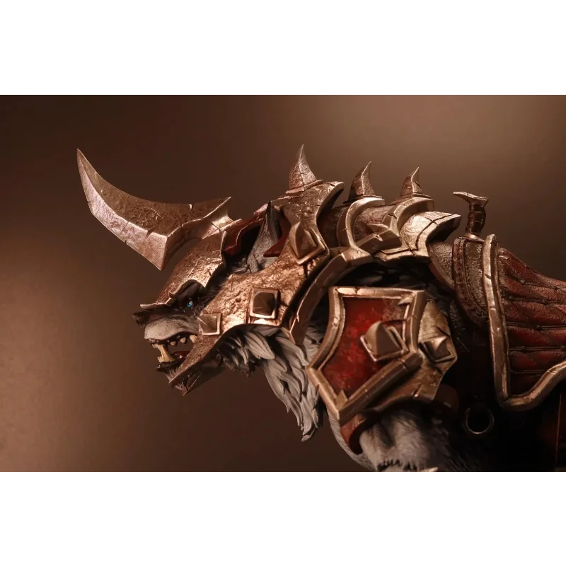 FISHTOYS 1/12 Scale Wolf of Glory Orc Commander Mount King of The Wilderness Anime Figurine Joint Movable Model Gifts