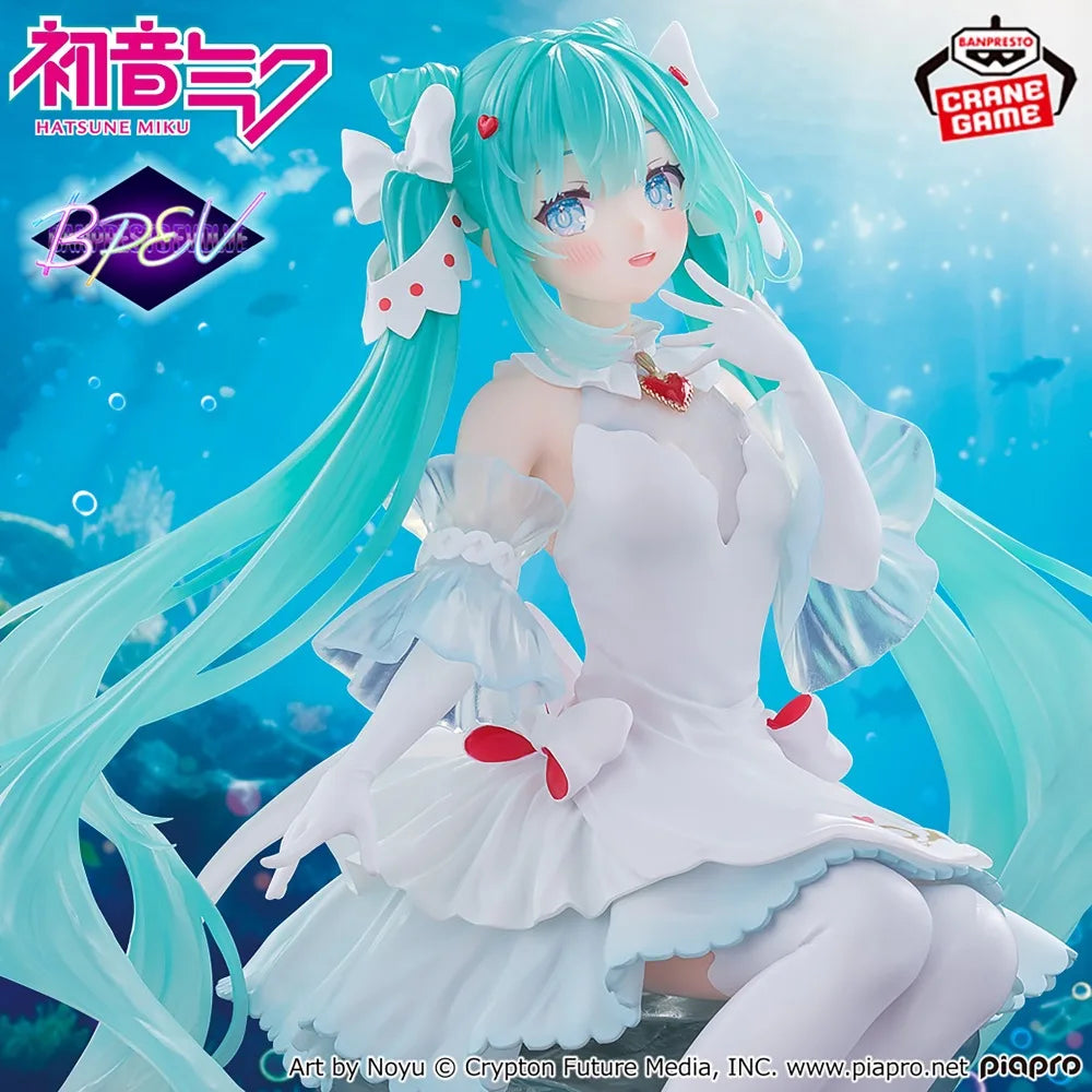 In Stock Bandai Original Genuine Banpresto Evolve Clearluxe Hatsune Miku Clione Ver 18cm Collections Model Toys BPEV Figure Gift