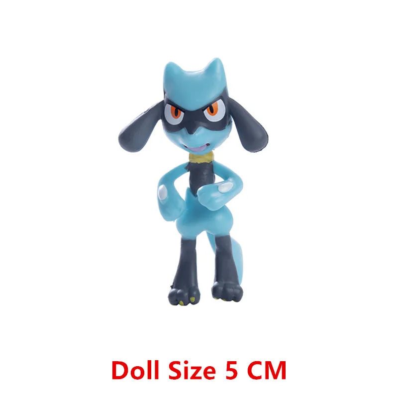 3-7 Cm PokemonCartoons Anime Figure Pikachu Mew Snorlax Charmander Cosplay Collection Pet Pocket Monster Action Model Toy Gifts