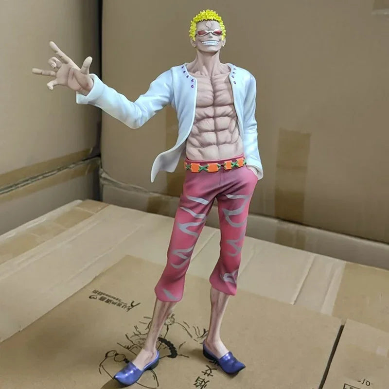 29см One Piece Аниме Фигурка Donquixote Doflamingo Екшън Фигурка PVC Модел Статуя Кукла Колекция Декорация Орнаменти Играчки Подарък