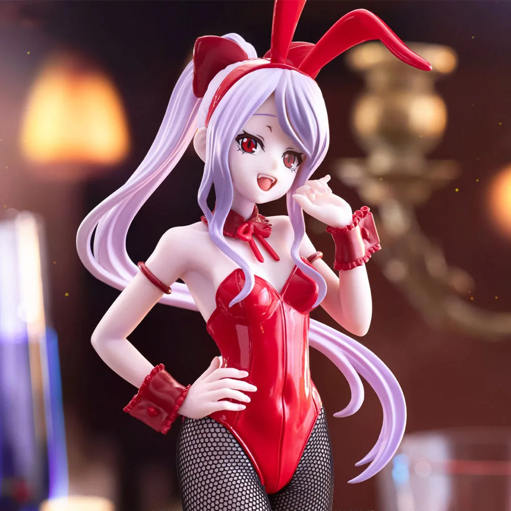 Albedo Anime Figur Shalltear Bloodfallen Figur stehende Pose Albedo Actionfigur Bunny Girl Modell Puppe Spielzeug Sammlung Geschenk