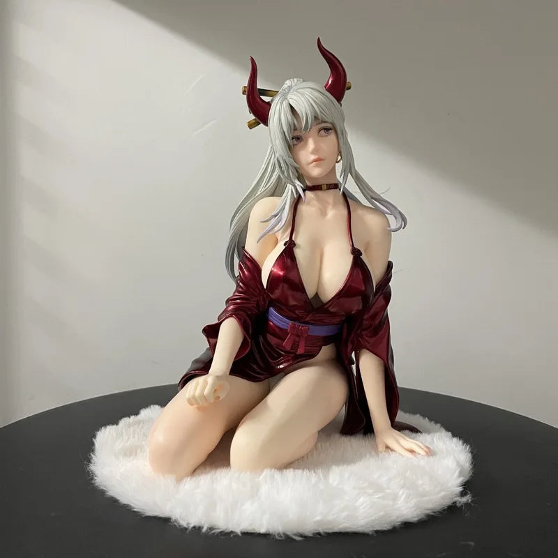 One Piece Yamato Kimono 21 Cm Gk Pvc Painted Figure Anime Peripheral Collectible Statue Desktop Ornament For Adult Collectors