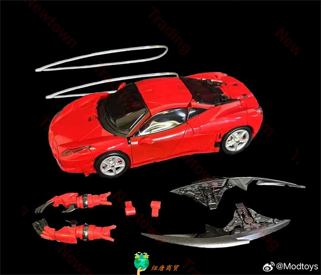 [IN STOCK NOW] Transformation Dn01 Dn-01 KO UniqueToys UT-R06 Dino Red Dasher Alloy Action Figure Robot Toys