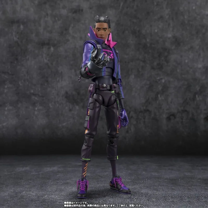 Bandai Tamashii Web Shop Limited S.H.Figuarts Miles G Morales Spider-Man Across The Spider Verse Action Figure Model Toy Gift