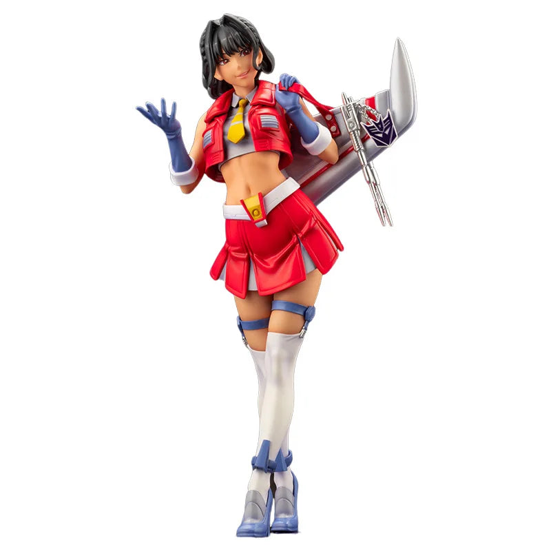 Genuine Original Transformers Kotobukiya Starscream Action Anime Figure PVC Collectible Model Dolls Statuette Ornament Gift