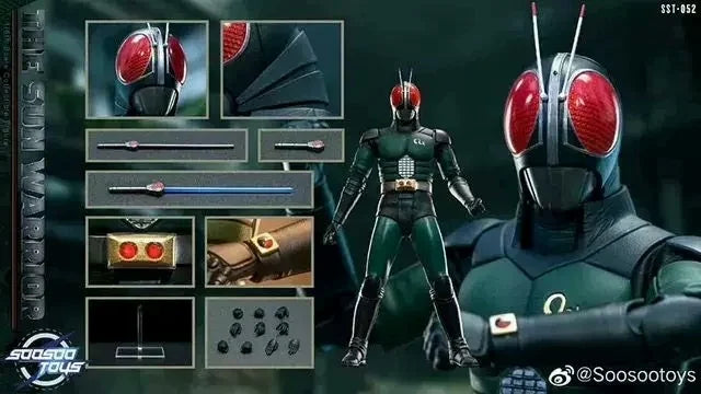 New Stock Soosootoys SST-070 SST-071 1/6 Scale Masked Rider Black Shadow Moon  Drama 12-inch Full Set Action Figure Soldier Toys