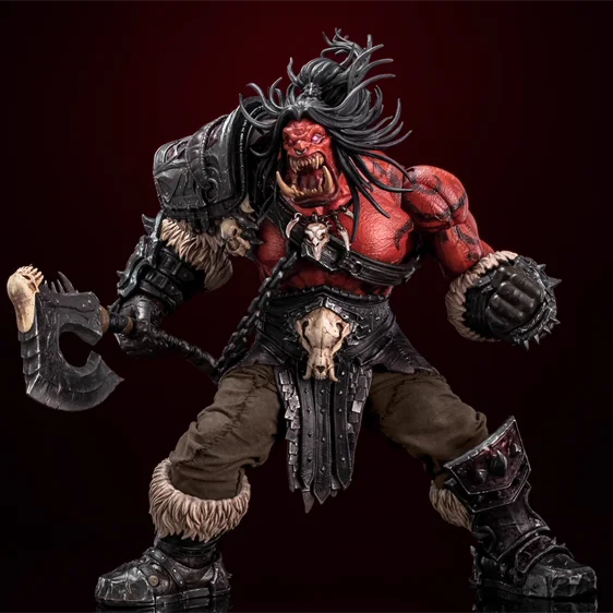 In Stock Hero Toys Grommash Hellscream 1/10 Scale Action Figure Anime Model Trendy Toys Desktop Doll Collectibles