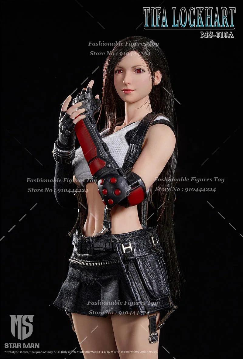 STAR MAN MS-010 1/6 Women Soldier Tifa Lockhart Japanese Anime Combat Role-Playing Game Dolls 12Inch Action Figure Model Toys