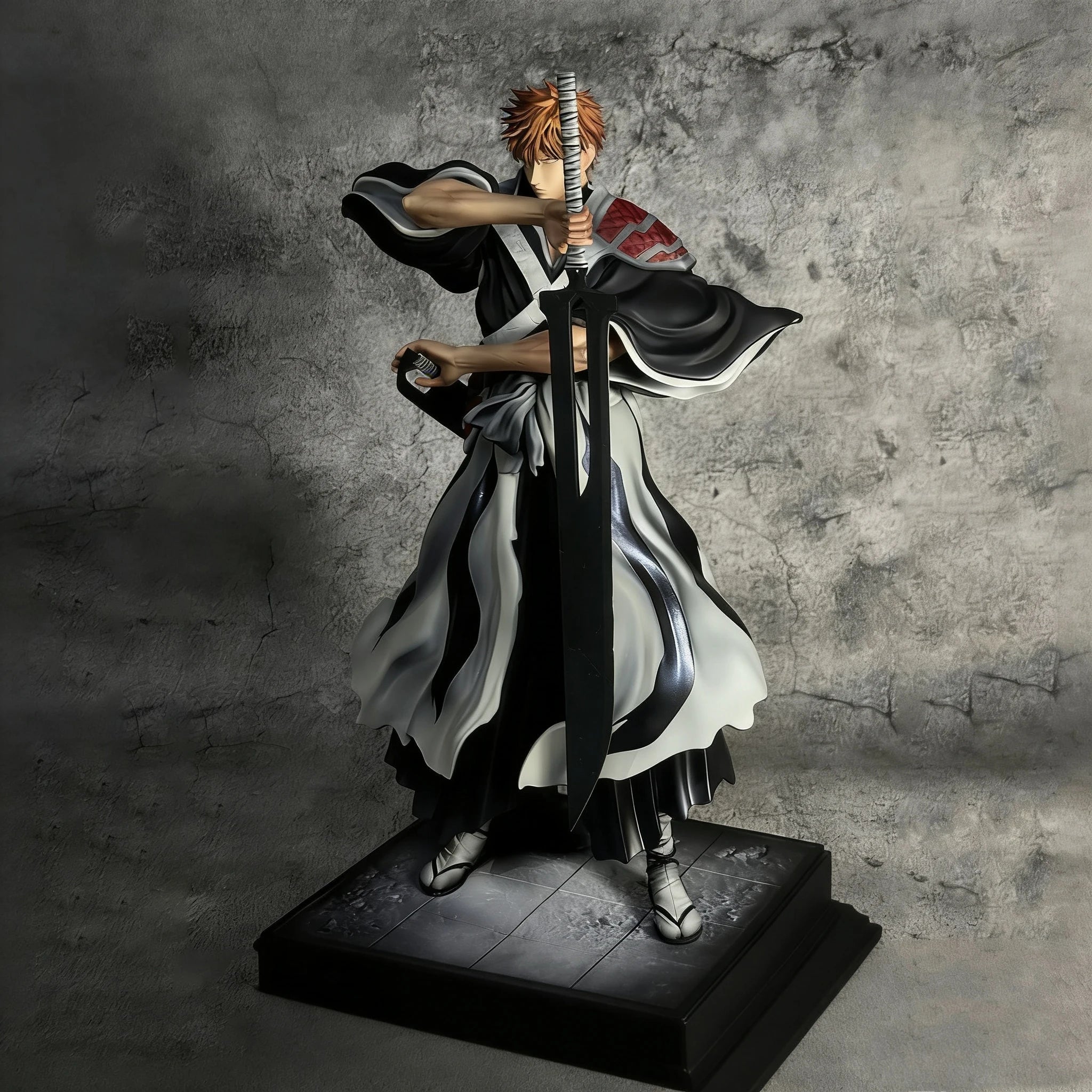 Naruto Kurosaki Ichigo Anime figures Burst of anger Grim Reaper can be Move 33cm/12.99Inch PVC Action Wild Battle Toys Gifts