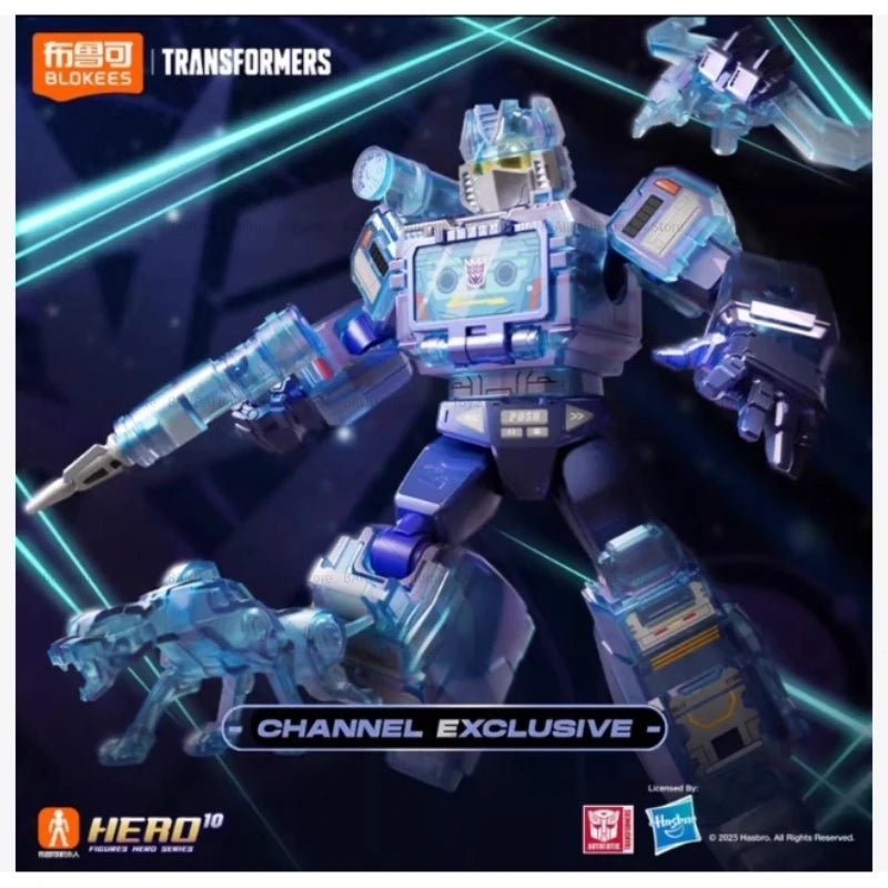 Brand new spot original Brooke Blue pillar OP 2025 limited hanging card Transformers Sound wave - Fantasy blue Collection gifts