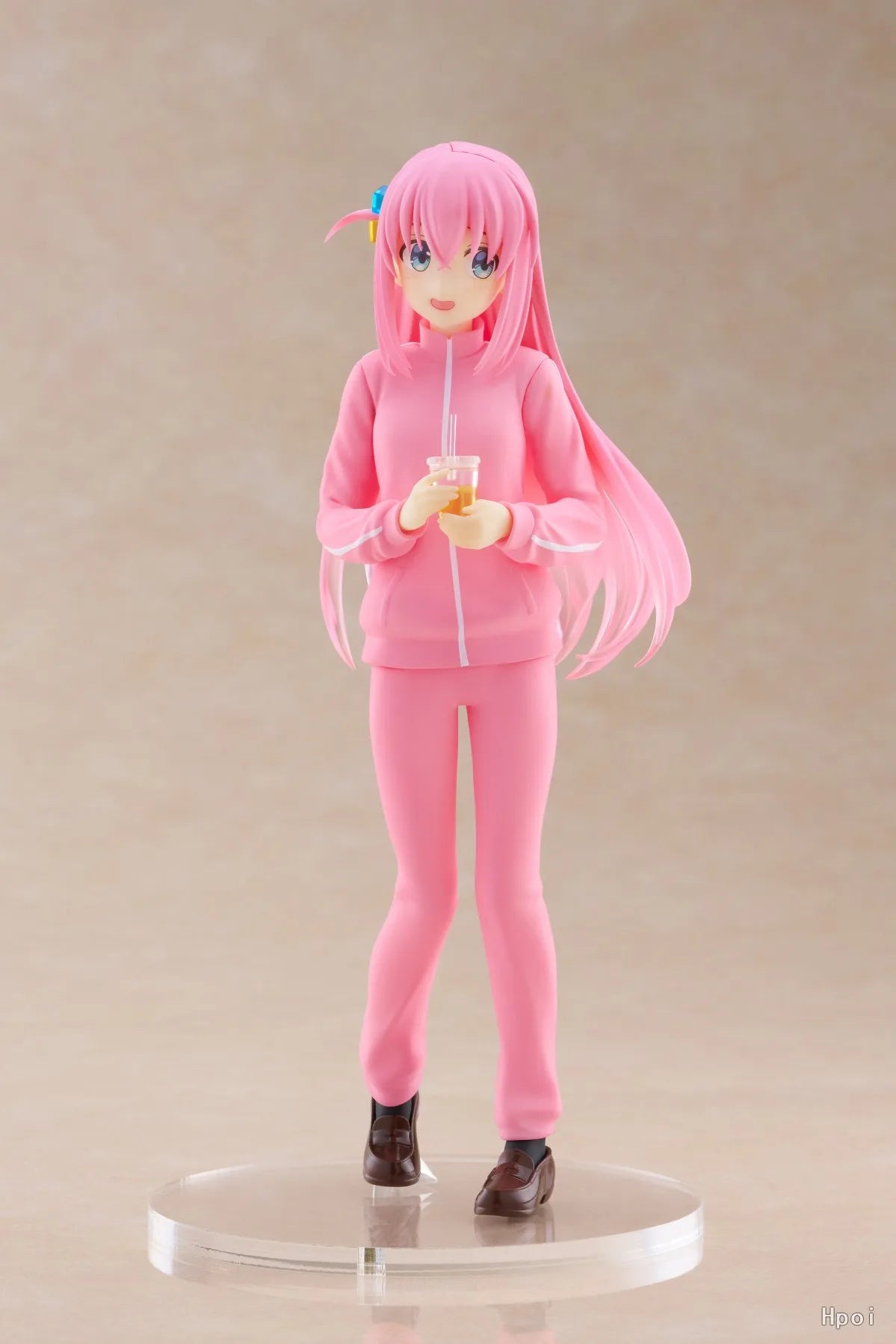 18cm BOCCHI THE ROCK Anime Figure Gotoh Hitori ActionFace Changeable Guitarist Girl  Desktop×Decorate Collections Model Doll Toy