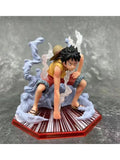 Аниме One Piece Фигура Second Gear Luffy Super Pitched Battle Scene PVC Кукла Колекция Бюро Украшение Модел Играчки Подарък